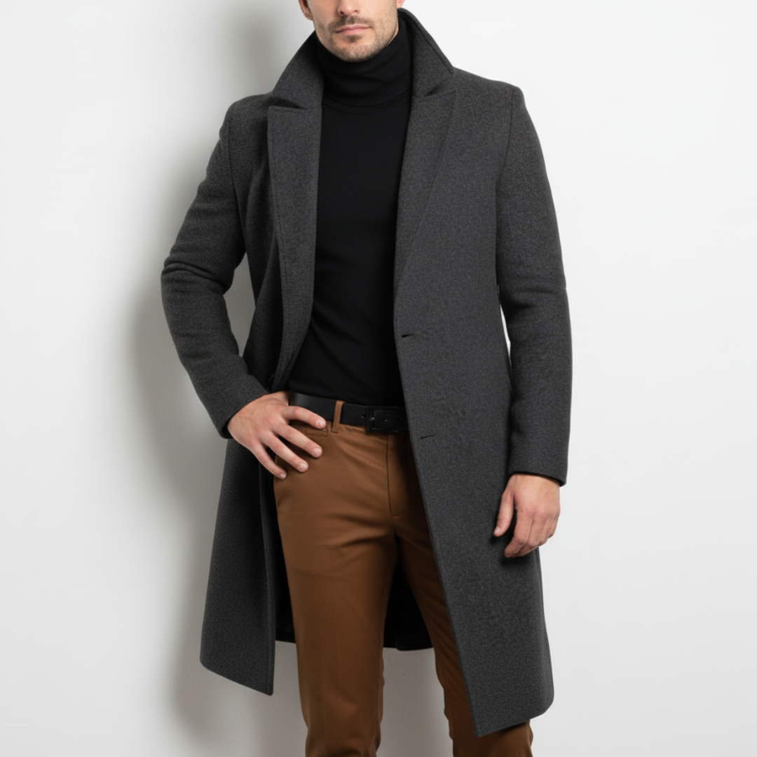 Cappotto invernale da uomo | Lungo e caldo
