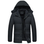 Hugo | Manteau d'hiver pour Homme | Doublé Noir-Mens Winter Jacket-Noir-Barnier Boutique