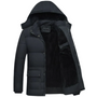Hugo | Manteau d'hiver pour Homme | Doublé Noir-Mens Winter Jacket-Barnier Boutique