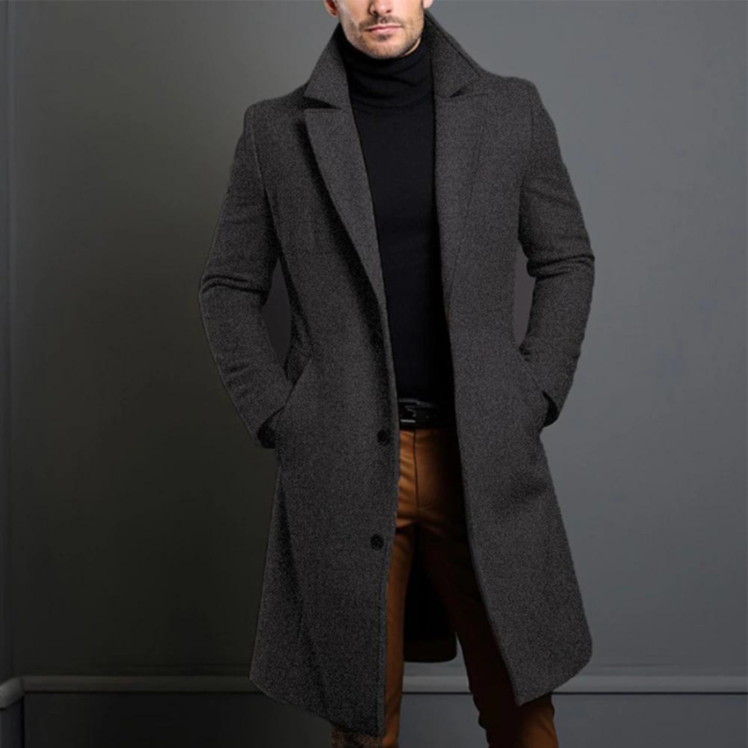 Cappotto invernale da uomo | Lungo e caldo