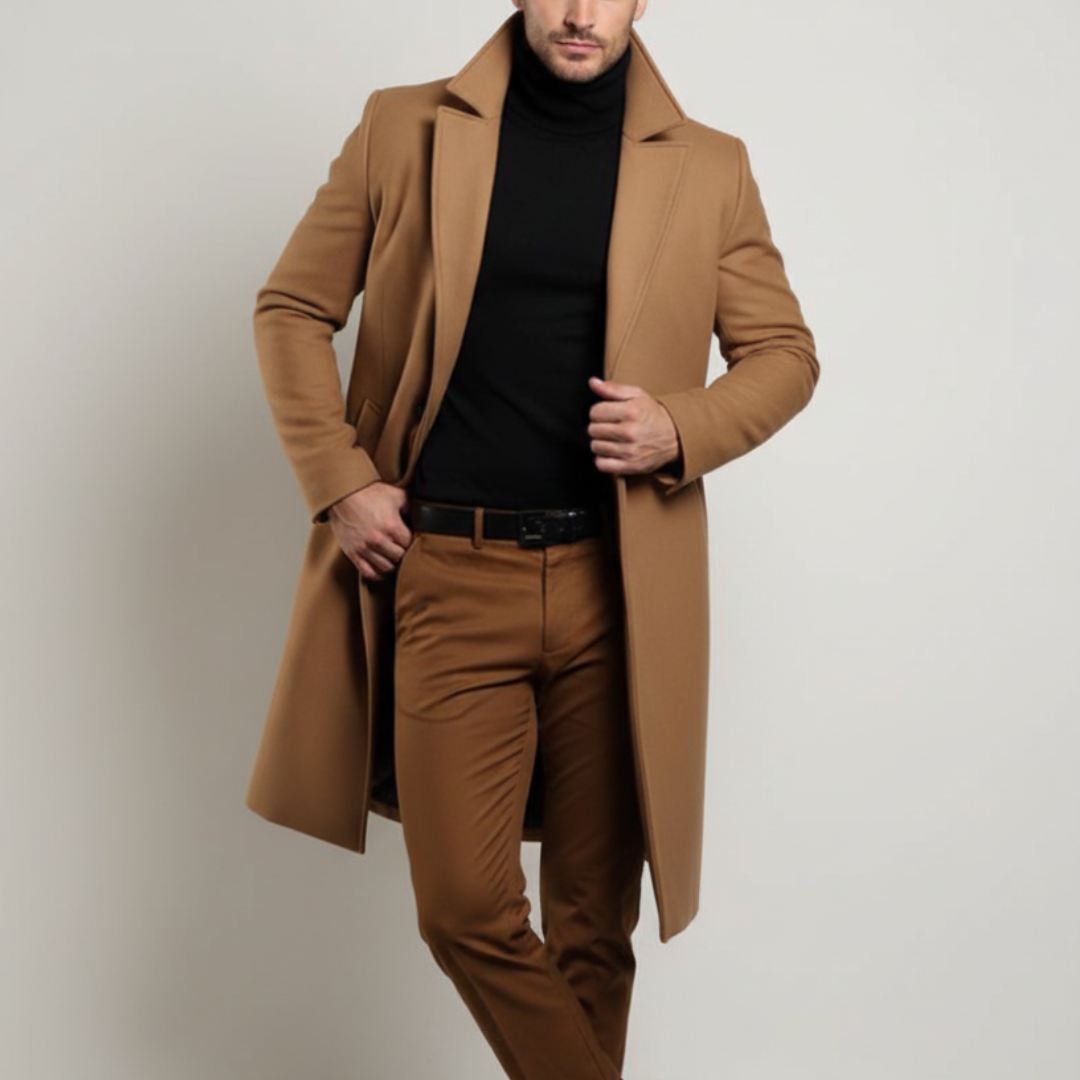 Cappotto invernale da uomo | Lungo e caldo
