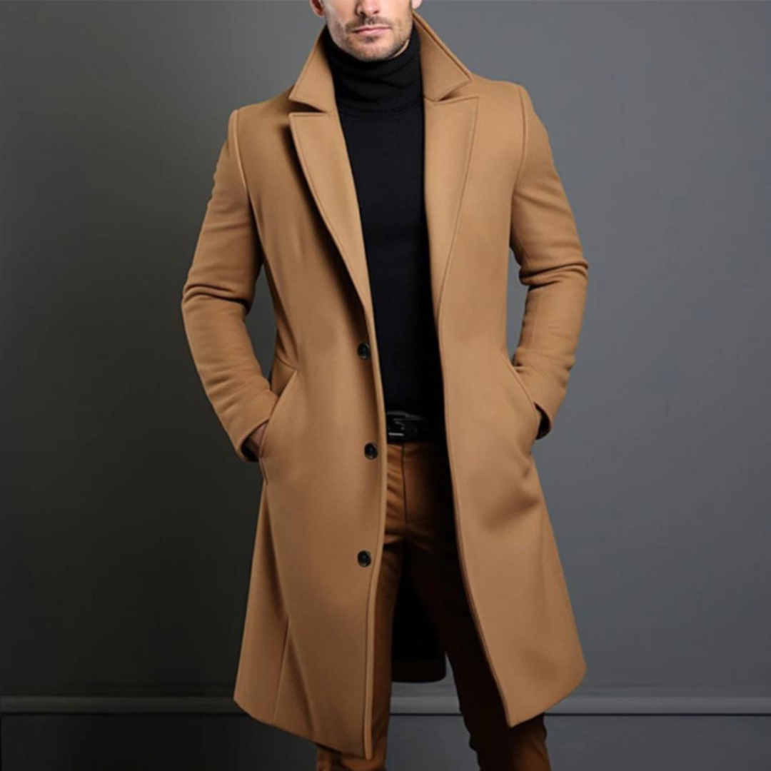 Cappotto invernale da uomo | Lungo e caldo