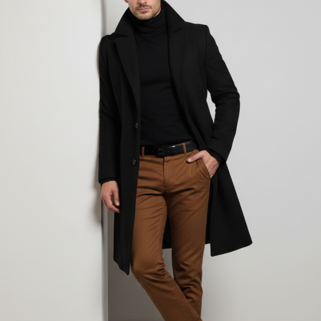Cappotto invernale da uomo | Lungo e caldo