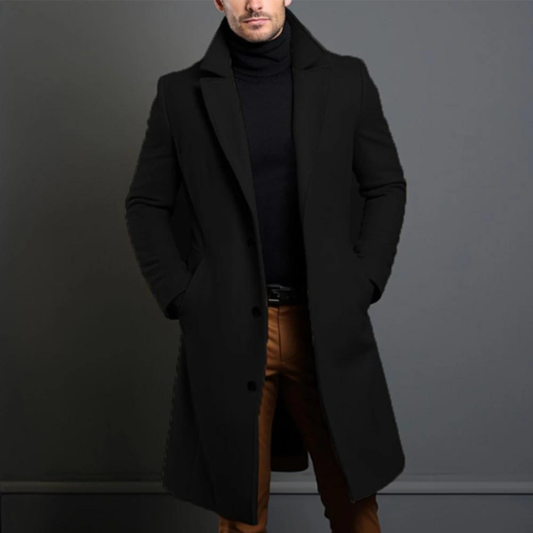 Cappotto invernale da uomo | Lungo e caldo