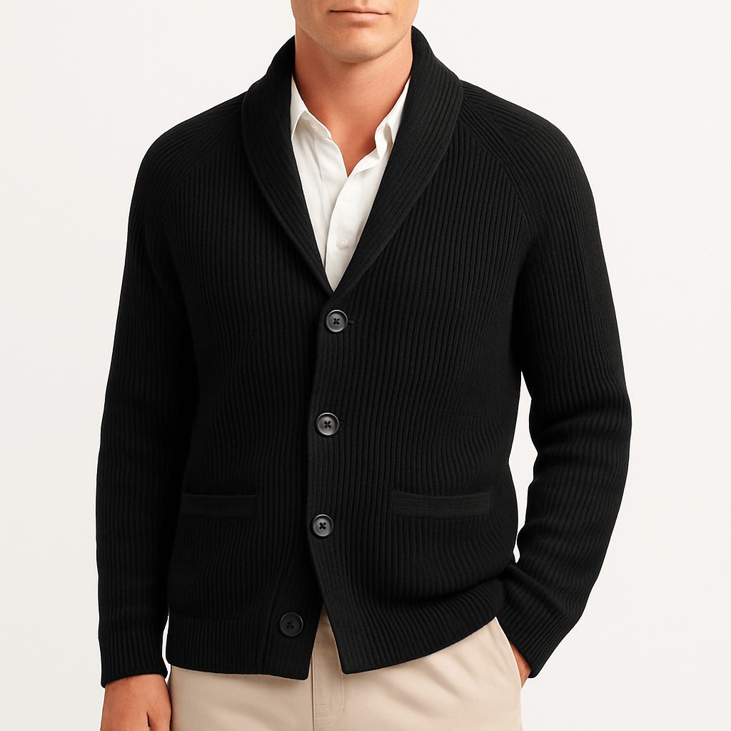 Claudio | Cardigan lavorato a maglia per uomo