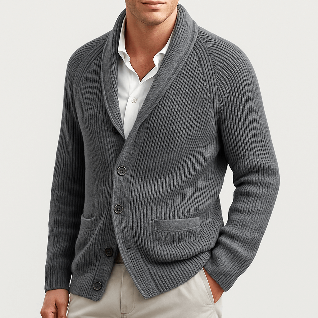 Claudio | Cardigan lavorato a maglia per uomo